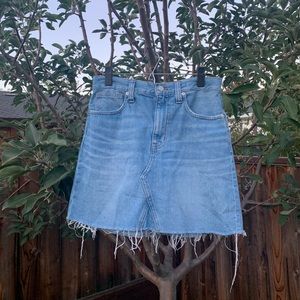 Madewell Denim Mini Skirt